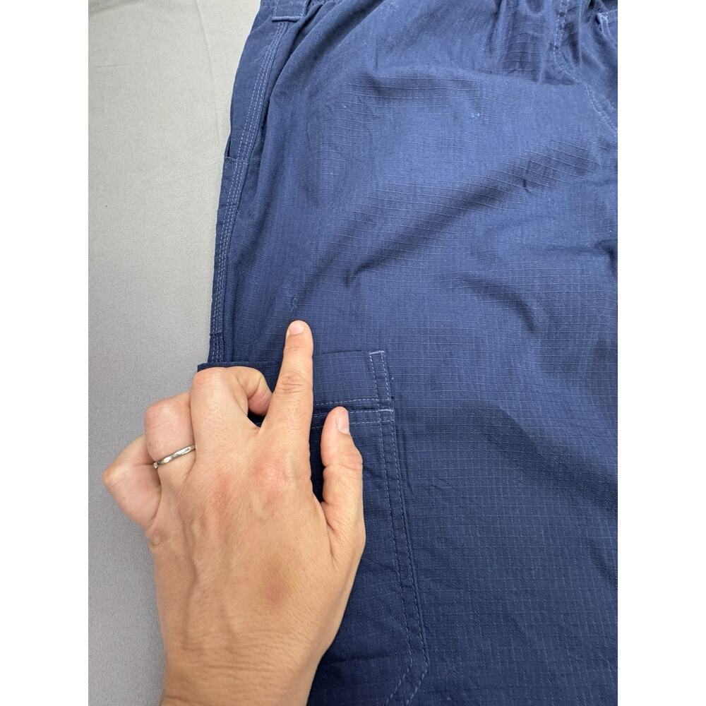 Carhartt Force Scrub Pants Dark Blue Ripstop Cargo Medical Men’s Large - Picture 9 of 10